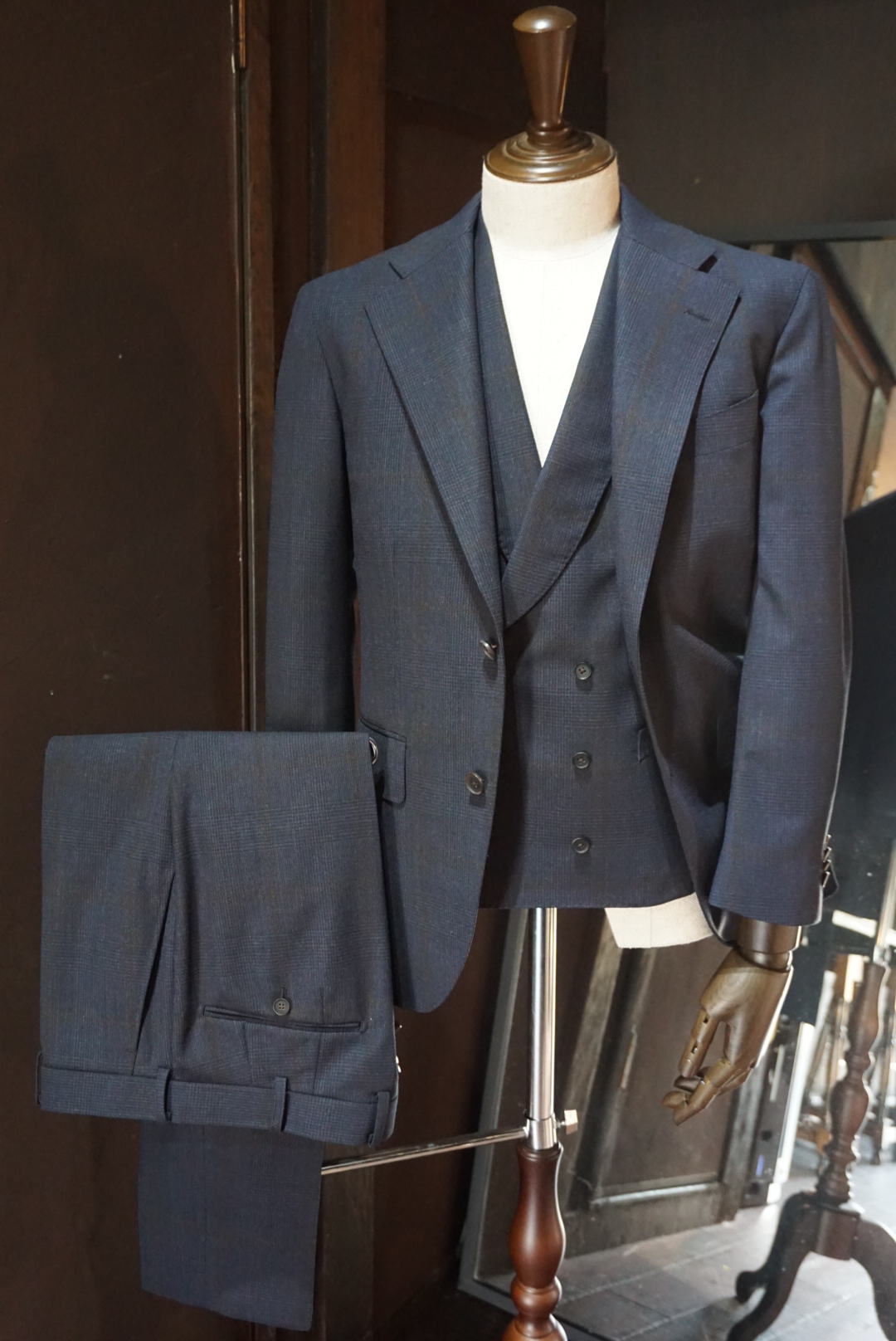 VITALE BARBERIS CANONICO -カノニコ- / 4ply フレスコ ネイビー